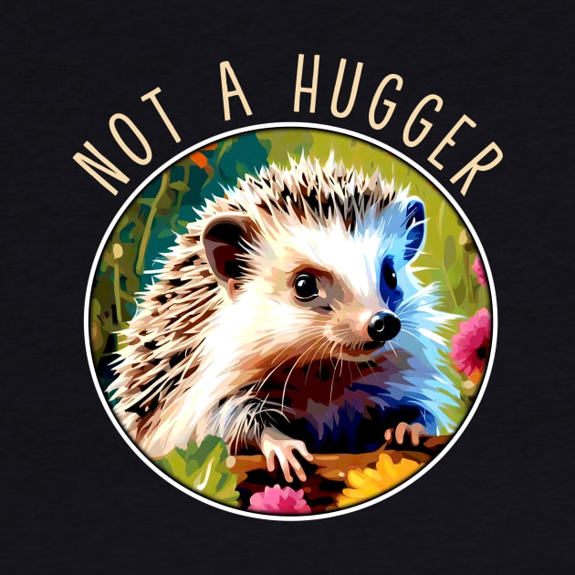 Not A Hugger Hedgehog Tee Triumph for Wildlife Devotees by Northground